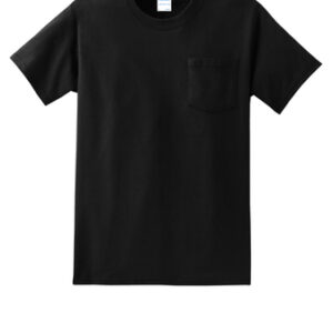 Tall Essential Pocket Tee - Black, L